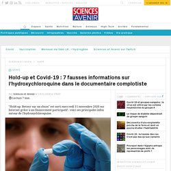 Sciences et avenir - Hold-up et hydroxychloroquine : 7 affirmations fausses