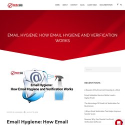 Email hygiene: how email hygiene and verification works