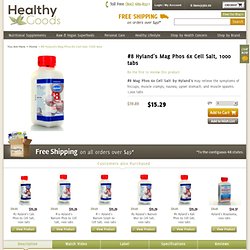 Mag Phos 6x Cell Salt 1000 tablets - Hylands - HealthE Goods Natural Health Store