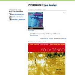 Hype Machine on Tumblr