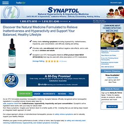 Synaptol® Official Site: Natural ADHD Medicine for ADD/ADHD Relief