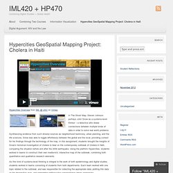 Hypercities GeoSpatial Mapping Project: Cholera in Haiti « IML420 + HP470