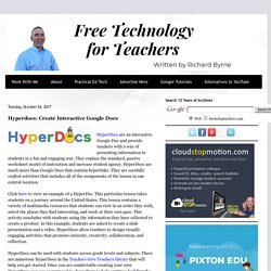 Hyperdocs: Create Interactive Google Docs