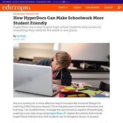 How HyperDocs Can Make Schoolwork More Student Friendly