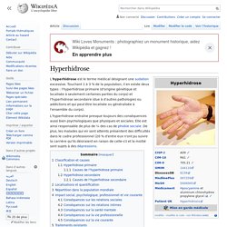 Hyperhidrose