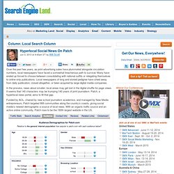 Hyperlocal Social News On Patch