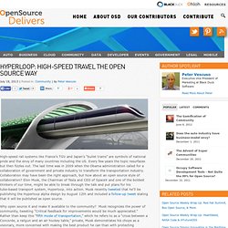Hyperloop: High-Speed Travel the Open Source Way