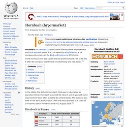 Hornbach (hypermarket)