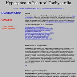 Hyperpnea in Postural Tachycardia