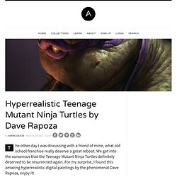 Hyperrealistic Teenage Mutant Ninja Turtles by Dave Rapoza