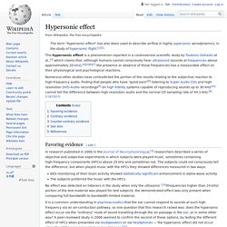 Hypersonic effect - Wikipedia