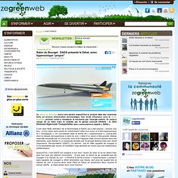 Salon du Bourget : EADS présente le Zehst, avion hypersonique “propre”