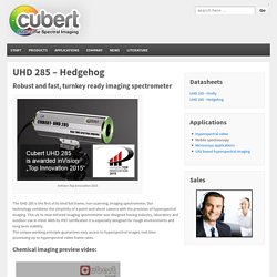 Hyperspectral camera UHD 285 - Hedgehog