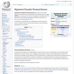 Hypertext Transfer Protocol Secure