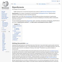Hyperthymesia