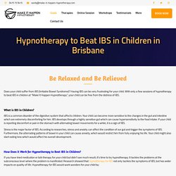 Hypnotherapy to Beat IBS in Children in Brisbane