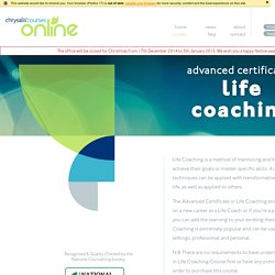 Chrysalis Online Courses - Hypnotherapy, Counselling, NLP, Life Coaching & More