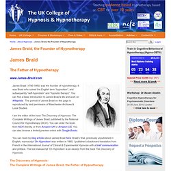 James Braid, the Founder of Hypnotherapy - Hypnotherapy Training Courses at The UK College of Hypnosis and Hypnotherapy