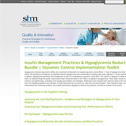 Glycemic Control Implementation Toolkit