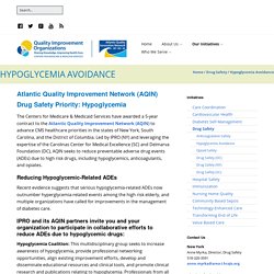 Hypoglycemia Avoidance – The Atlantic Quality Innovation Network