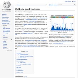 Clathrate gun hypothesis
