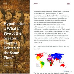Hypotheticals: What if Five of the Greatest Empires Existed at the Same Time? – Mappa Mundi