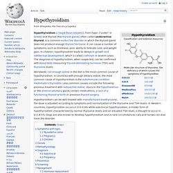 Hypothyroidism