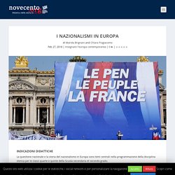 I nazionalismi in Europa