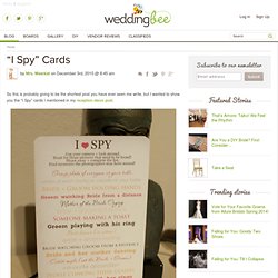 “I Spy” Cards