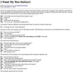 I Want My Two Dollars!