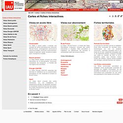 IAU îdF - Cartes et fiches interactives