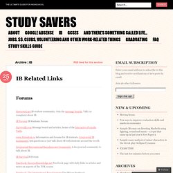 IB « Study Savers