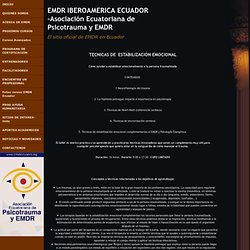 EMDR IBEROAMERICA ECUADOR -Asociación Ecuatoriana de Psicotrauma y EMDR