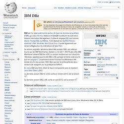 IBM DB2 - Wikipédia - Mozilla Firefox