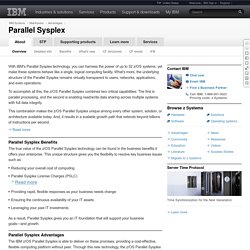 System z - Parallel Sysplex
