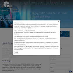 IBM Tealeaf Solution From Bell Integration