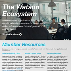 Watson - Ecosystem