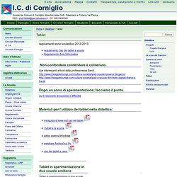 IC di Corniglio » Tablet