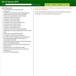 ICD-10 Version:2015