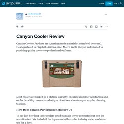 Canyon Cooler Review