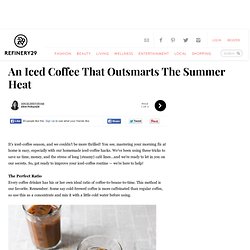 Iced Coffee Recipe - How To Make Cold Coffee