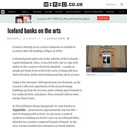 Iceland banks on the arts