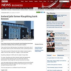 Iceland jails former Kaupthing bank bosses