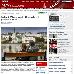 Iceland: Where one in 10 people will publish a book