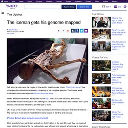 The iceman gets his genome mapped