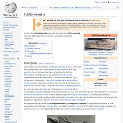 Ichthyosauria