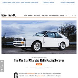 The Car that Changed Rally Racing Forever