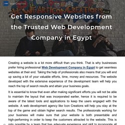 Get Responsive Websites from the Trusted Web Development Company in Egypt
