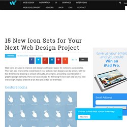 15 New Icon Sets for Your Next Web Design Project