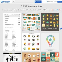 Icons vectors, +3,800 free files in .AI, .EPS, .SVG format